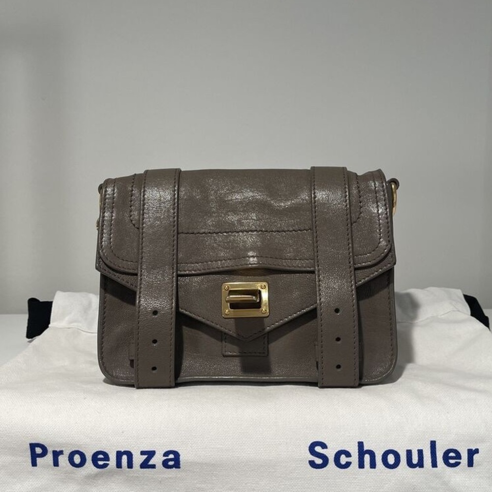PROENZA SCHOULER 
Lambskin PS1 Mini Pouch Messenger